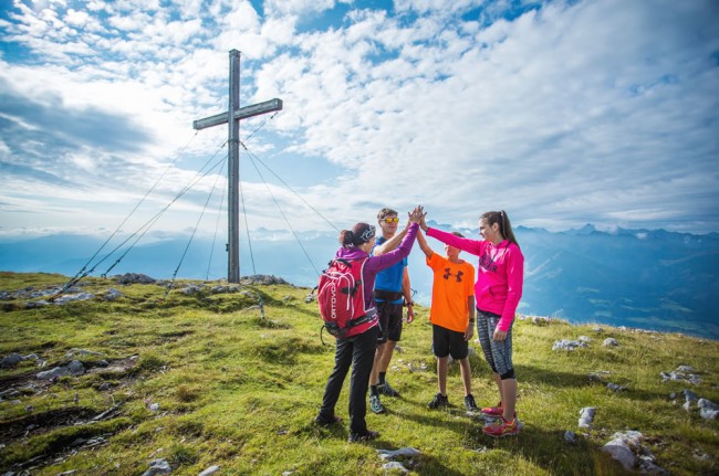 Der Hausberg Kufstein ist direkt vom Linharterhof erreichbar 